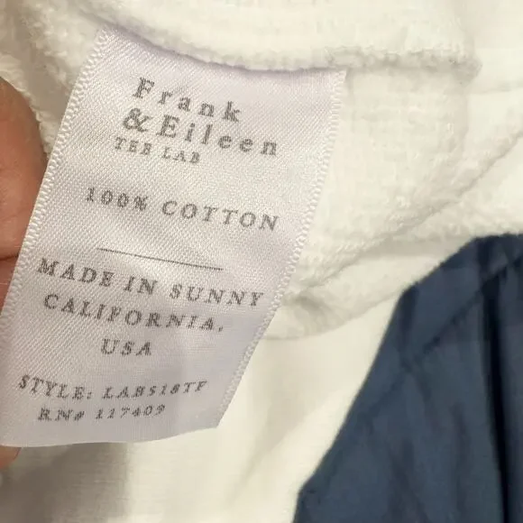 Frank & Eileen Women's Long-Sleeve Funnel Neck Capelet Sweater White Size S NWOT